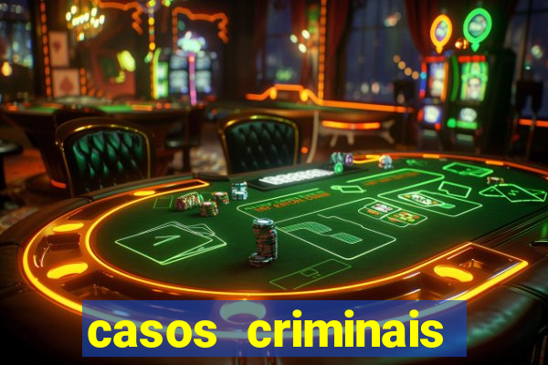 casos criminais para resolver